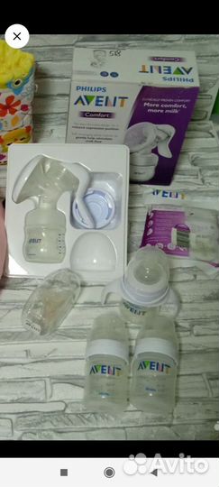 Молокоотсос avent ручной
