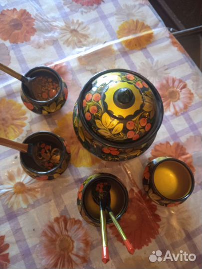 Посуда хохлома СССР