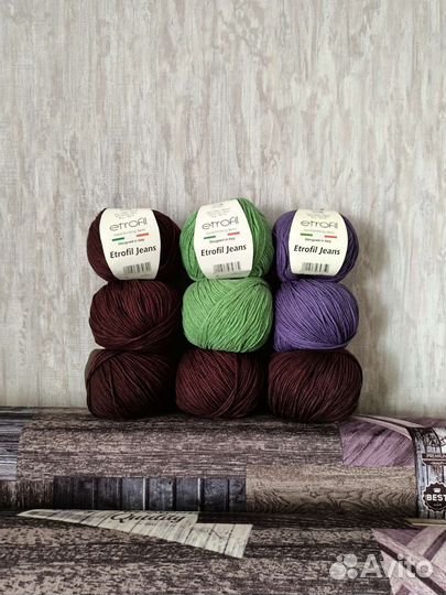 Пряжа нитки для вязания хлопок акрил