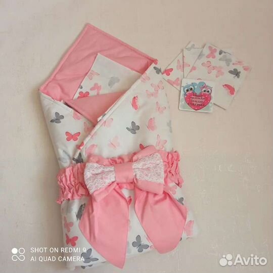 Конверт на выписку для девочки весна осень