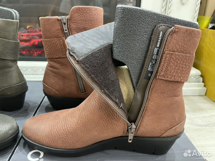 Полусапоги ботильоны Ecco Skyler нубук 36,37 р-р