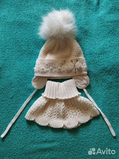 Комплект шапка, шарф