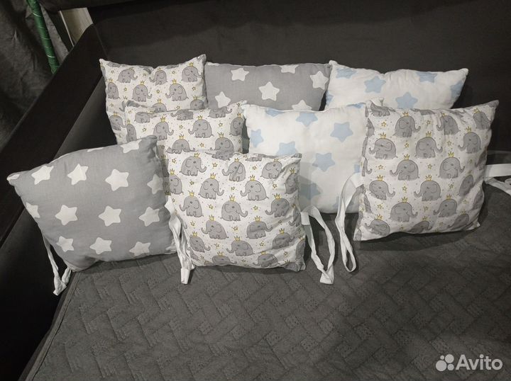 Бортики в детскую кроватку