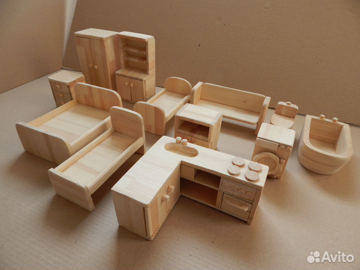 Мебель для кукольного домика
