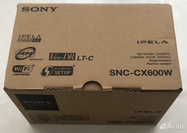 IP-камера видеонаблюдения Sony Wi-Fi, микрофон