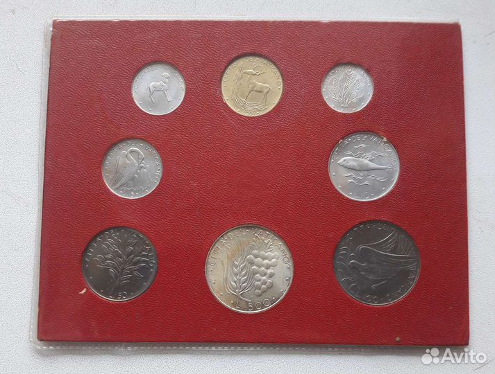 Набор монет Ватикана