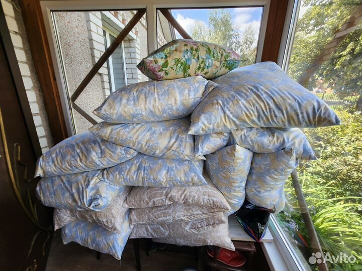 Подушка пуховая новая
