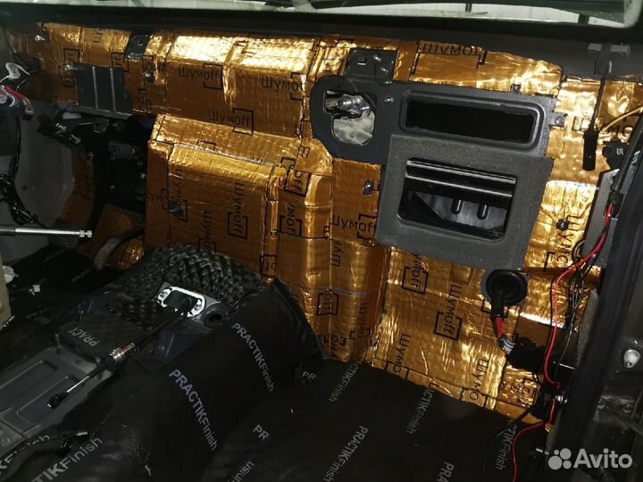 Шумоизоляция Торпедо и моторного отсека