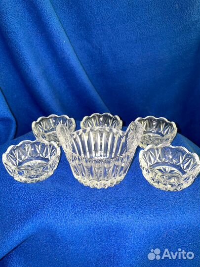Розетки для варенья хрусталь СССР