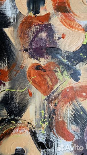 Картина холст 40х40 акрил