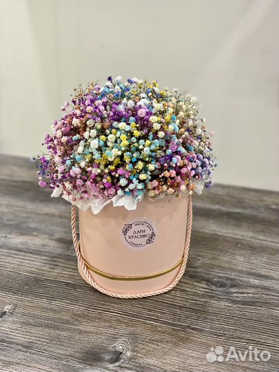 Цветы в коробке