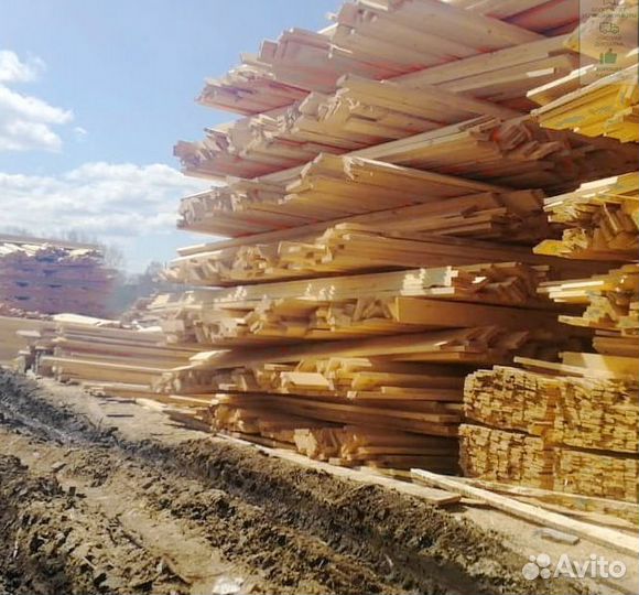 Доска обрезная 25х150х6000
