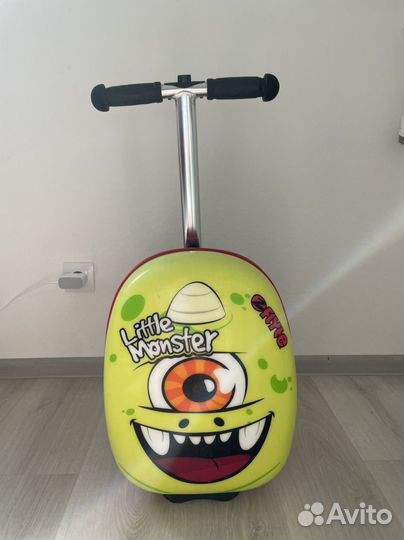 Детский чемодан самокат