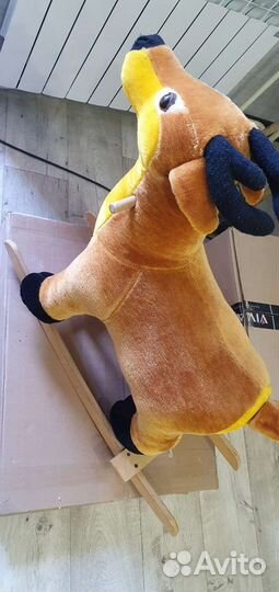 Олень качалка