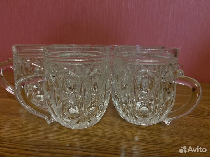 Кружки хрустальная