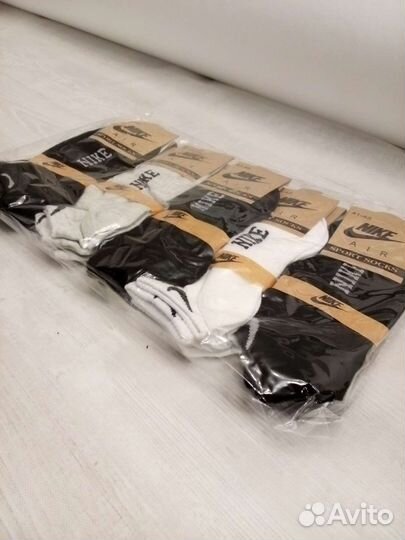 Носки Найк мужские и женские короткие высокие