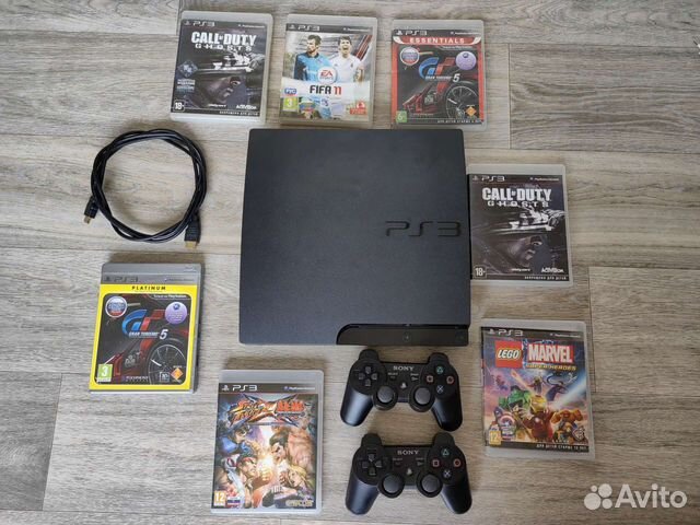 Sony playstation 3 slim (Ps3 ) прошитая / 320 Gb