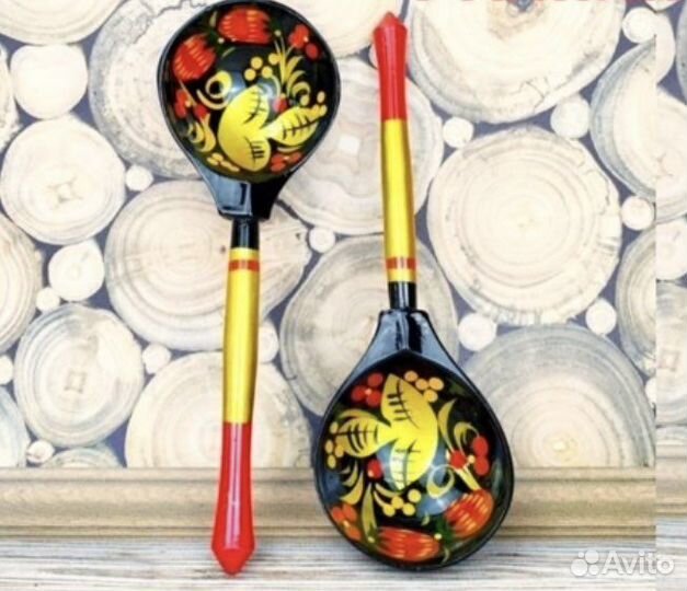 Деревянные ложки хохлома