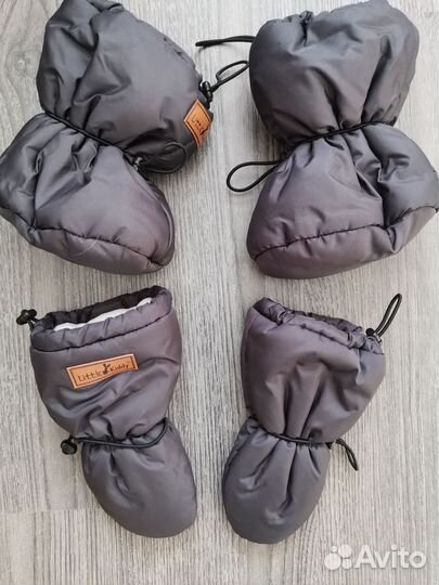 Варежки и пинетки Little Kiddy зимние