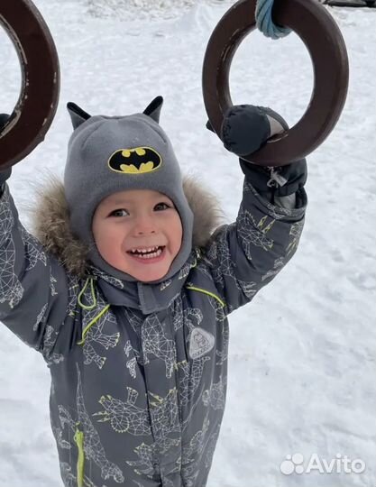 Шапка шлем зимня от 2 лет до 6