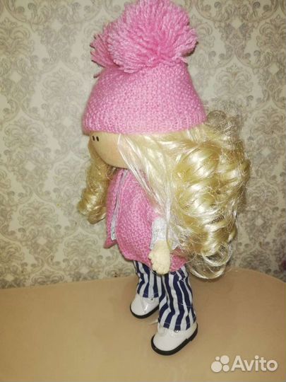 Кукла интерьерная текстильная