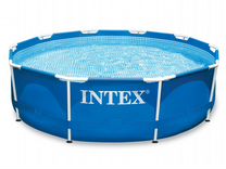 Каркасный бассейн Intex 305х76см серии Metal Frame