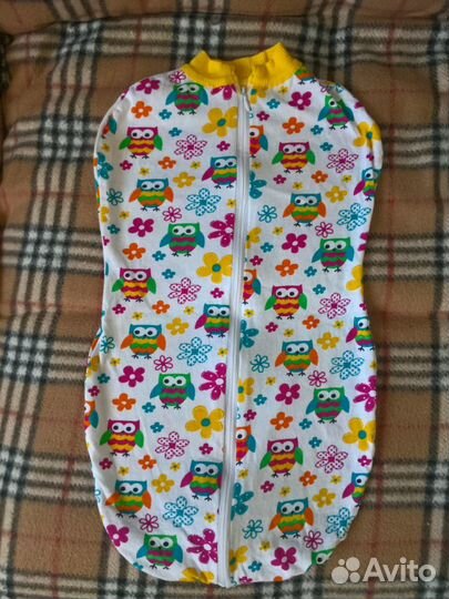 Гнездышко для новорождённого,пеленка-мешок