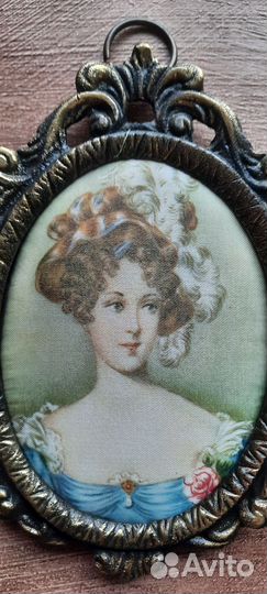 Картина шелкография СССР винтаж 1980