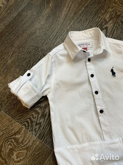 Рубашка-боди для мальчика размер 80