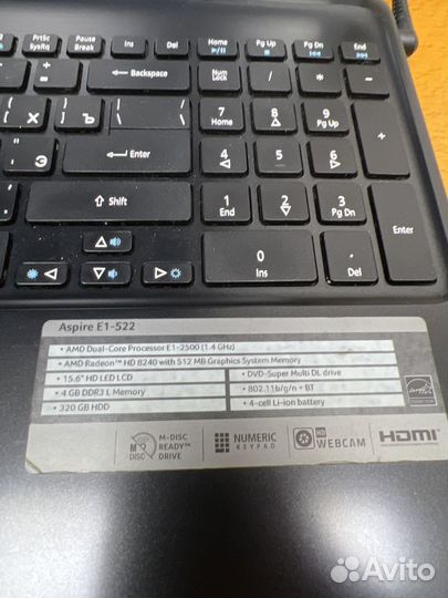 Ноутбук Acer Aspire E1-522