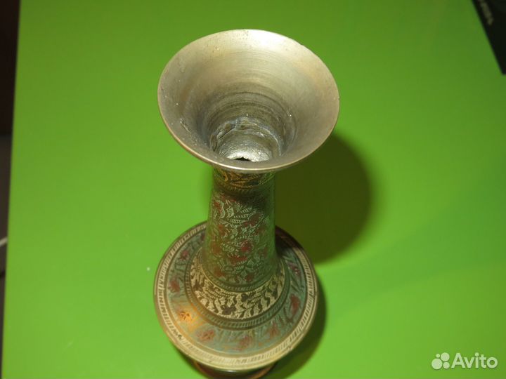 Ваза индия латунь в восточном стиле