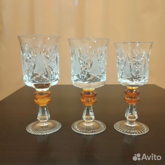 Фужеры хрустальные СССР