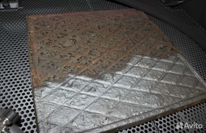 Лазерная импульсная очистка загрязнённых предметов