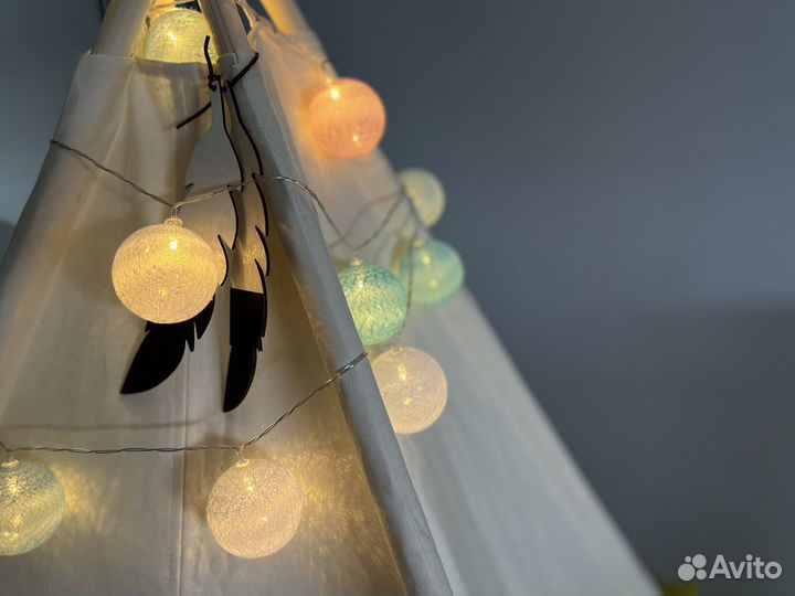 Детский домик вигвам палатка с полом 150 см новый