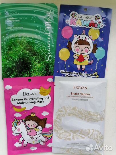 Тканевые маски для лица