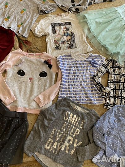 Вещи пакетом на девочку 122-128