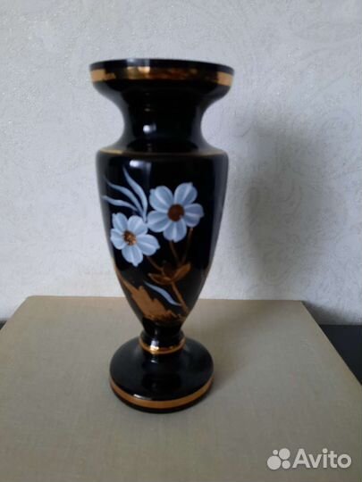 Ваза для цветов Чехия Богемия