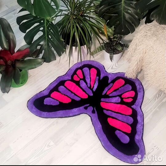 Тафтинговый ковёр Бабочка