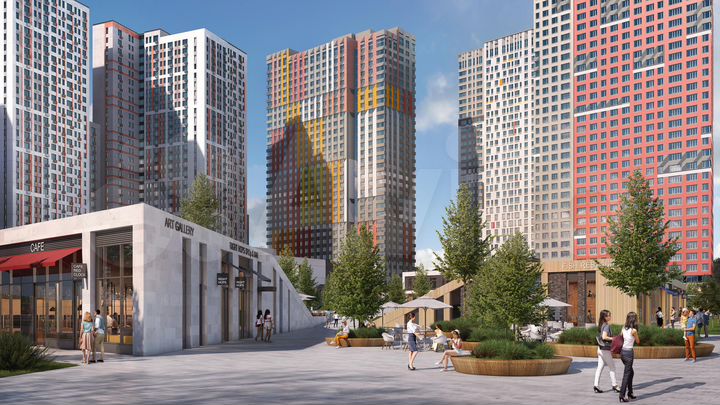 3-к. апартаменты, 76,7 м², 24/31 эт.