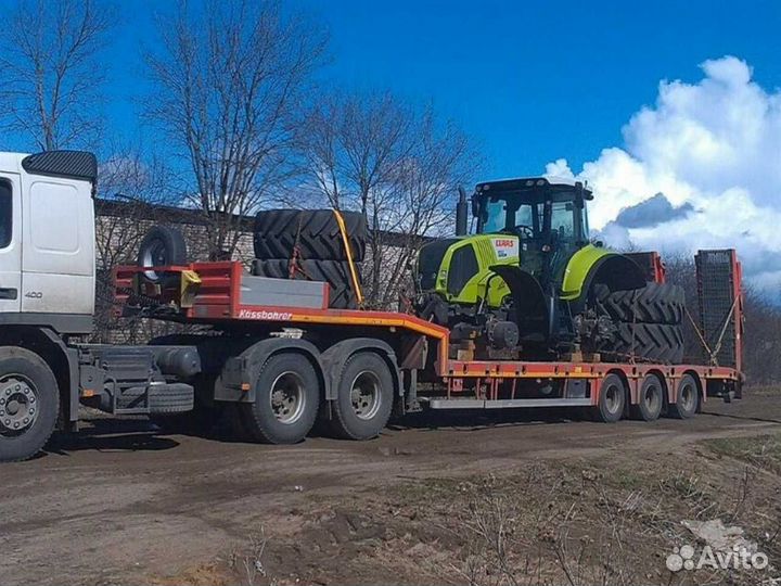 Аренда спецтехники грузоперевозки тралом