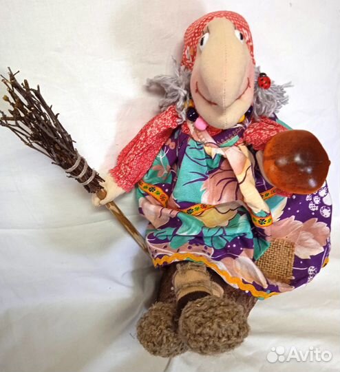 Кукла Баба-Яга текстильная