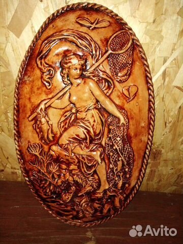 Картина керамическая с рельефом СССР