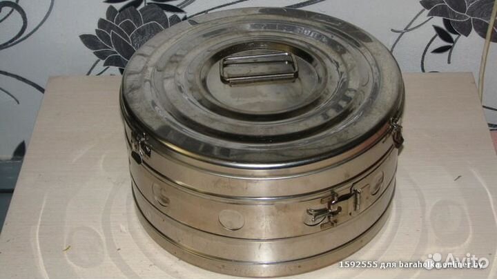 Бикс медицинский для коптильни на отдыхе(новый) кс