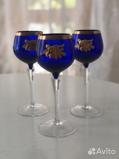 Фужеры богемия