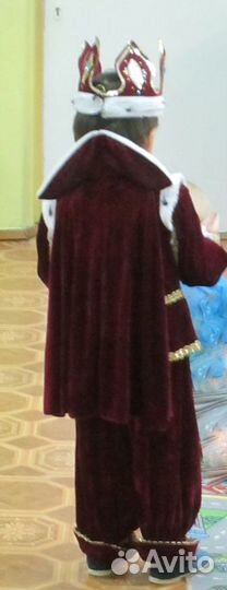 Новогодний костюм царь король 5лет +/1год