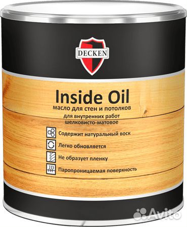 Масло для стен и потолков Inside Decken