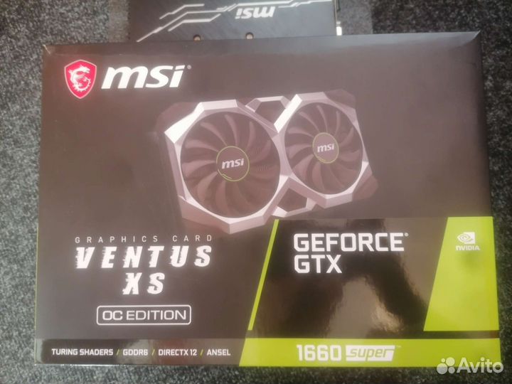 Видеокартах 1660 super msi ventus (на гарантии)