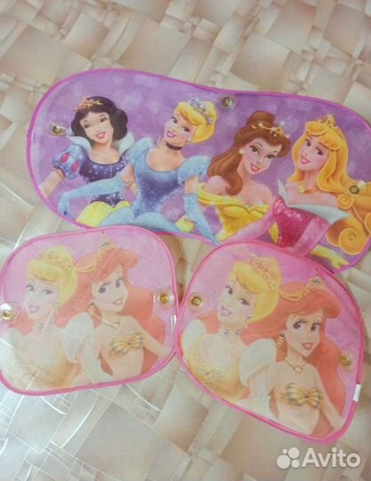 Шторки в авто Принцессы Дисней