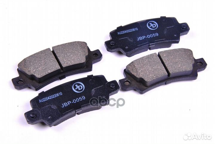 Колодки тормозные, задние D2227H JBP0059 Just D