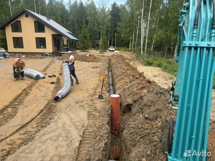 Дренаж участка под ключ